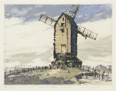 Windmill, Winchelsea, East Sussex by English School